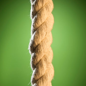 rope ("cord of three strands")