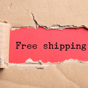 Free shipping sign